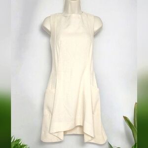 🔥NEW🔥 Cream Asymmetrical Cocktail/Summer Dress
